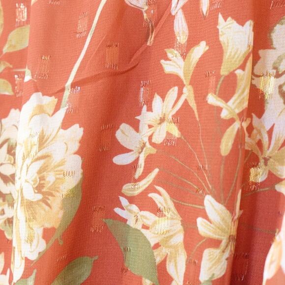 Flying Tomato Rust Orange Fall Colors Short Dress - Picture 8 of 10